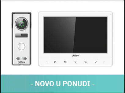 [novo u ponudi] Kolor video portafonski komplet DAHUA - < 100€