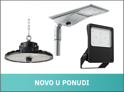 [novo] hibridna svjetiljka, industrijska visilica, simetrični reflektor Spectro professional