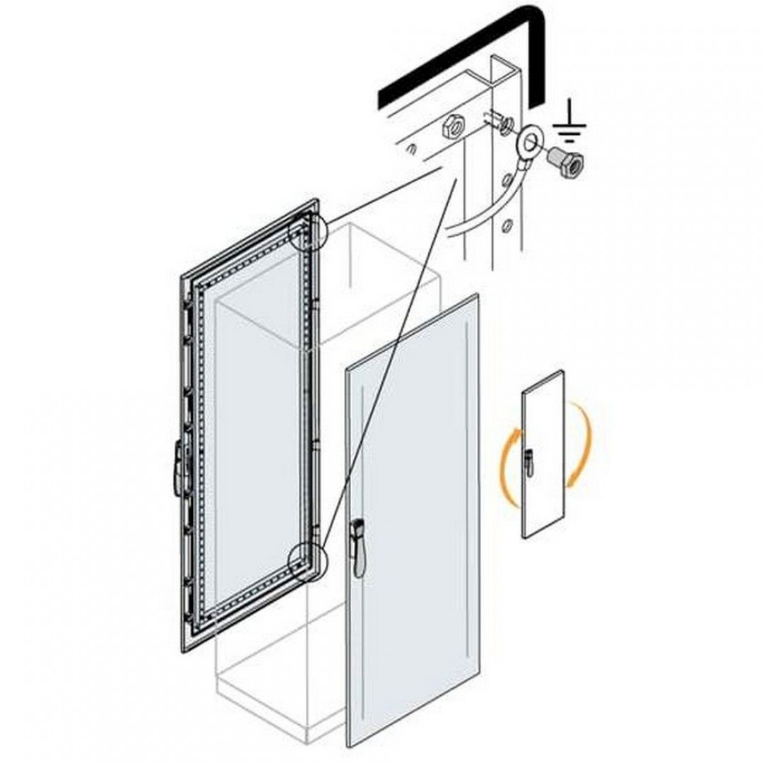 VRATA METALNA IS2 - 2000x600mm - ABB VRATA METALNA IS2 - 2000x600mm - ABB
