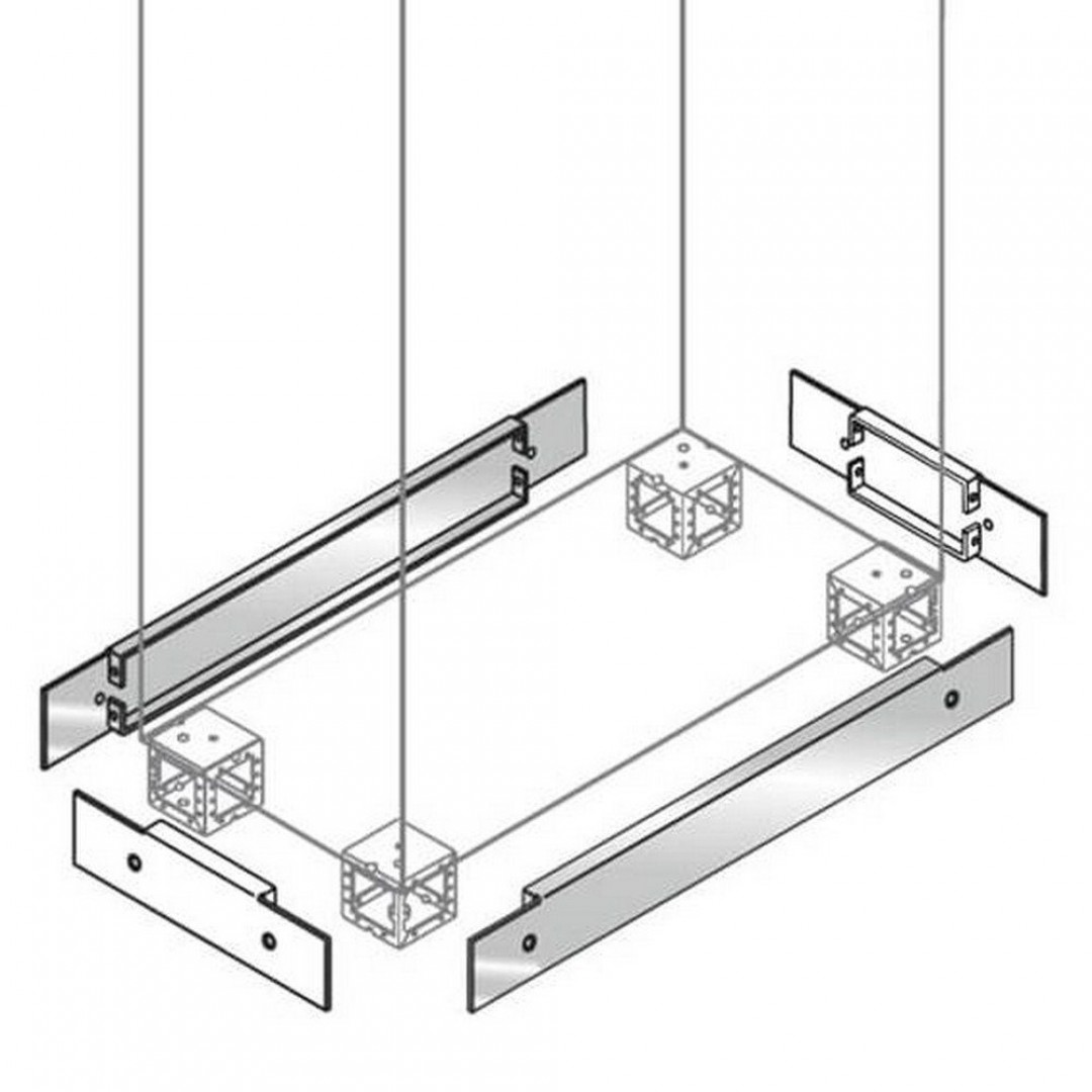 PODNOŽJE ORMARA IS2 - AM2 - (2 POKLOPCA) - 100x600mm - ABB  PODNOŽJE ORMARA IS2 - AM2 - (2 POKLOPCA) - 100x600mm - ABB