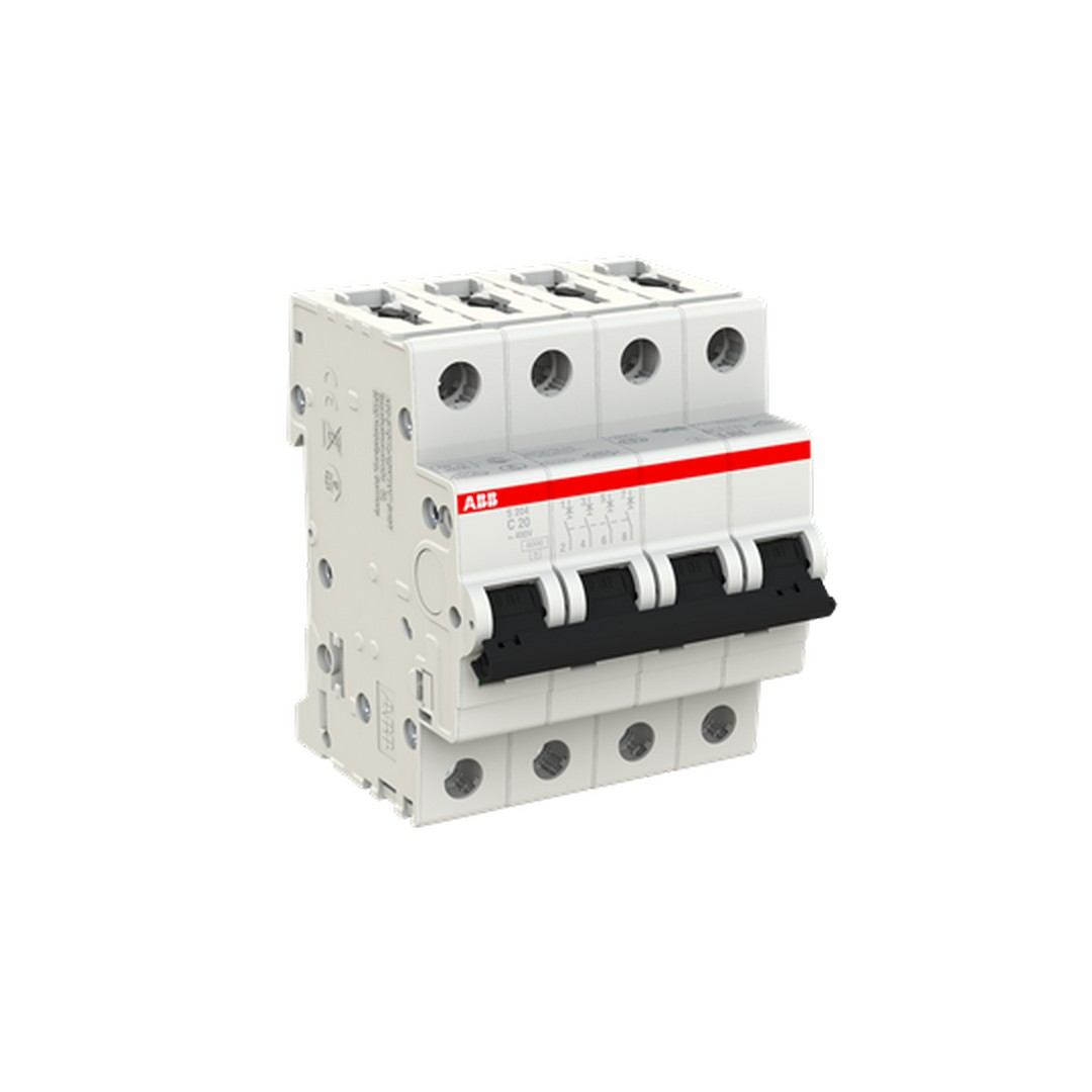 OSIGURAČ AUTOMATSKI - 4P - C KARAKTERISTIKE - 20A - S204-C20 - 10KA - ABB  OSIGURAČ AUTOMATSKI - 4P - C KARAKTERISTIKE - 20A - S204-C20 - 10KA - ABB