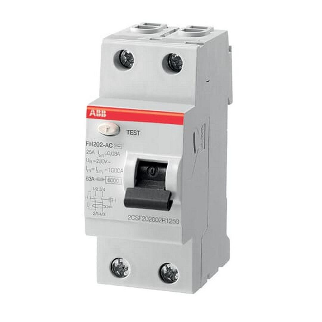 SKLOPKA FID - 2P - 63/0.03A - FH202AC - 6kA - ABB SKLOPKA FID - 2P - 63/0.03A - FH202AC - 6kA - ABB