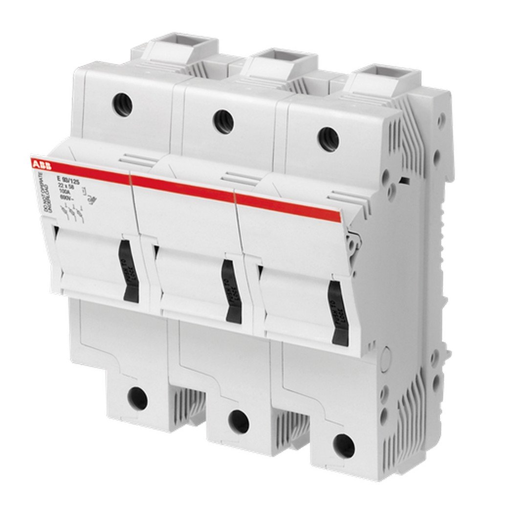 KUĆIŠTE CILINDRIČNOG OSIGURAČA - 3P - 22x58mm - E93/125 - ABB  KUĆIŠTE CILINDRIČNOG OSIGURAČA - 3P - 22x58mm - E93/125 - ABB