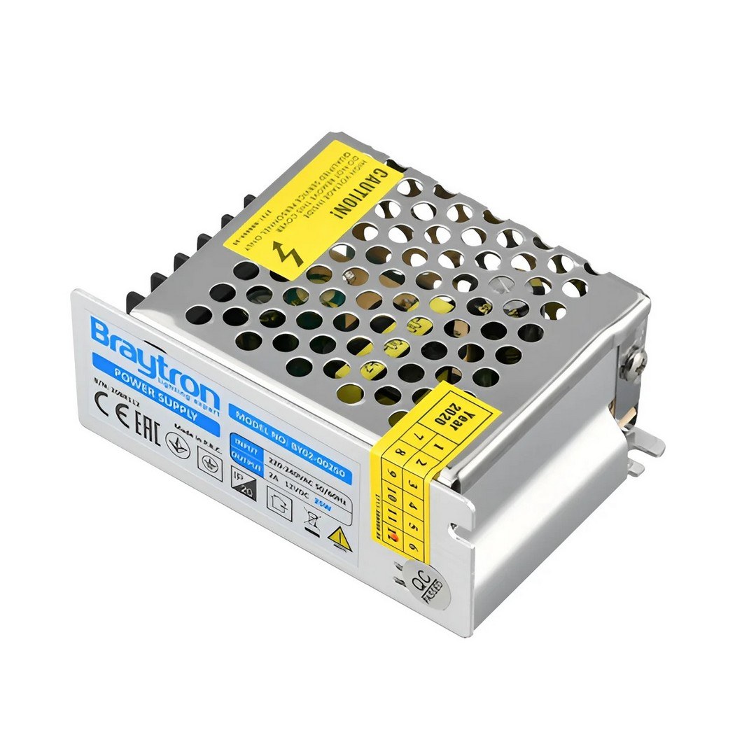 NAPAJAČ LED - 12VDC - 25W - 2A - IP20 - BRAYTRON NAPAJAČ LED - 12VDC - 25W - 2A - IP20 - BRAYTRON