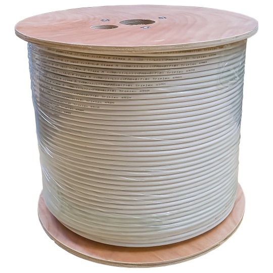 KABEL KOAKSIJALNI - TYP- SAT 17 -75 OHM -  (500) - BIJELI - VATC FRACARRO