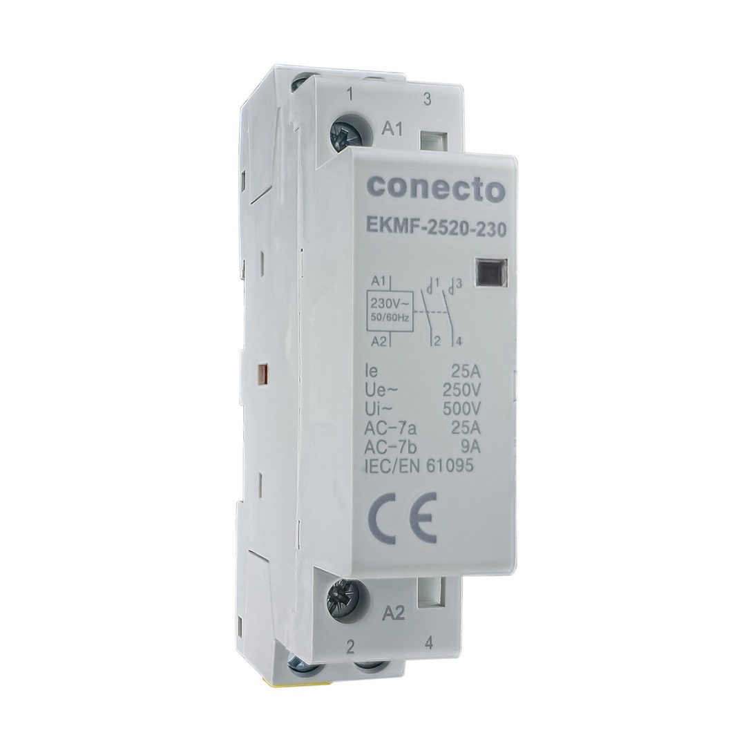 SKLOPNIK INSTALACIJSKI - 25A - 2R - 230VAC - CONECTO SKLOPNIK INSTALACIJSKI - 25A - 2R - 230VAC - CONECTO
