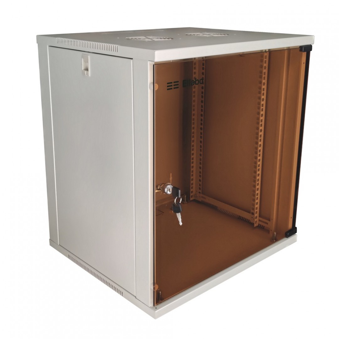 ORMAR KOMUNIKACIJSKI - ZIDNI - SAMOSTOJEĆI - 19" - 12U -  580X540X450 - SIVI - SQ5412 - ELLABO ORMAR KOMUNIKACIJSKI - ZIDNI - SAMOSTOJEĆI - 19" - 12U -  580X540X450 - SIVI - SQ5412 - ELLABO