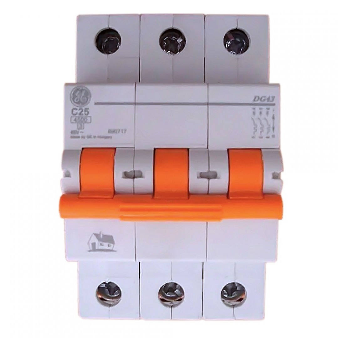 OSIGURAČ AUTOMATSKI - 3P - B KARAKTERISTIKE - 6A - 6KA - DMS - DG63B06 - GE OSIGURAČ AUTOMATSKI - 3P - B KARAKTERISTIKE - 6A - 6KA - DMS - DG63B06 - GE