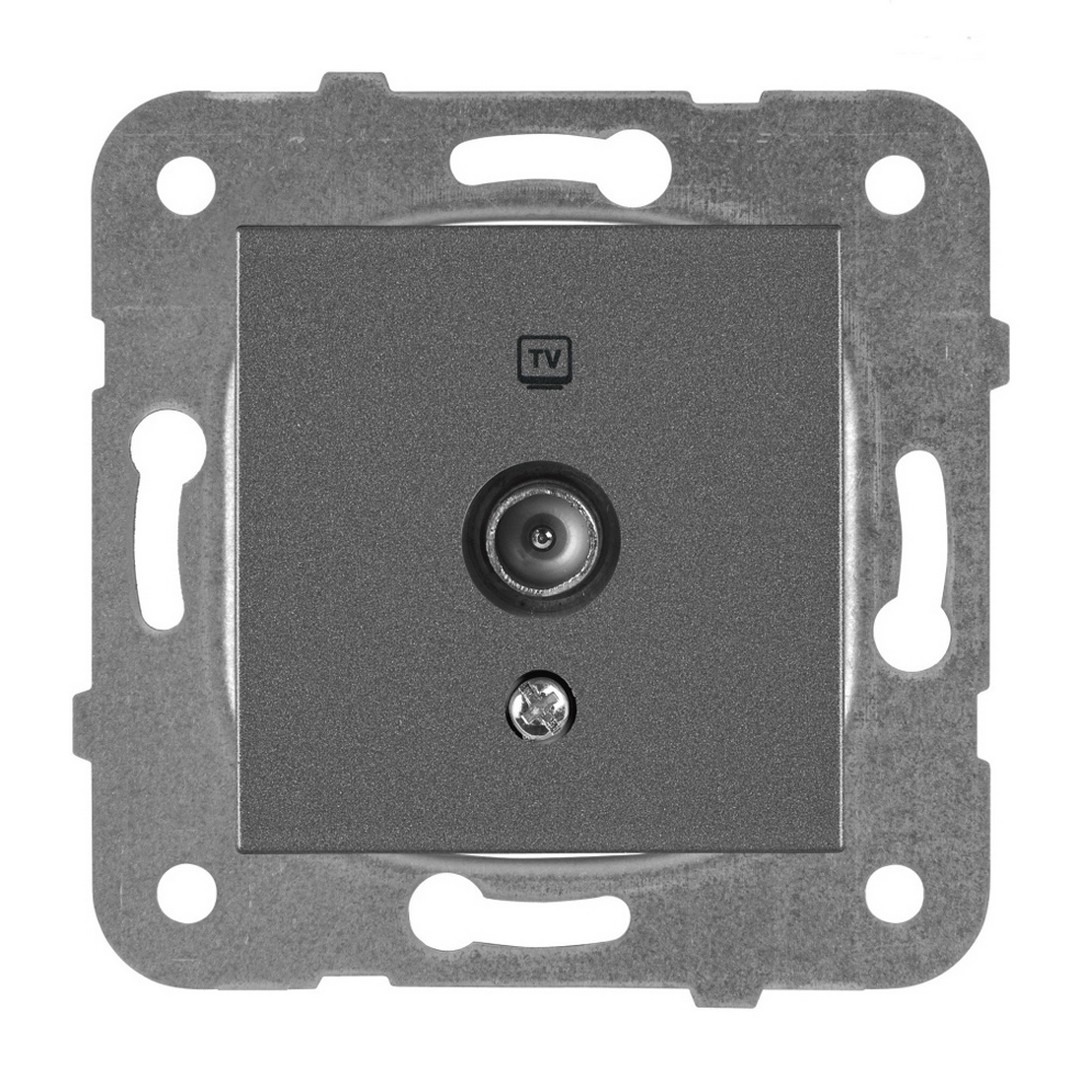 PRIKLJUČNICA TV - ZAVRŠNA - ANTRACIT - BEZ OKVIRA - PAN KARRE - PANASONIC PRIKLJUČNICA TV - ZAVRŠNA - ANTRACIT - BEZ OKVIRA - PAN KARRE - PANASONIC