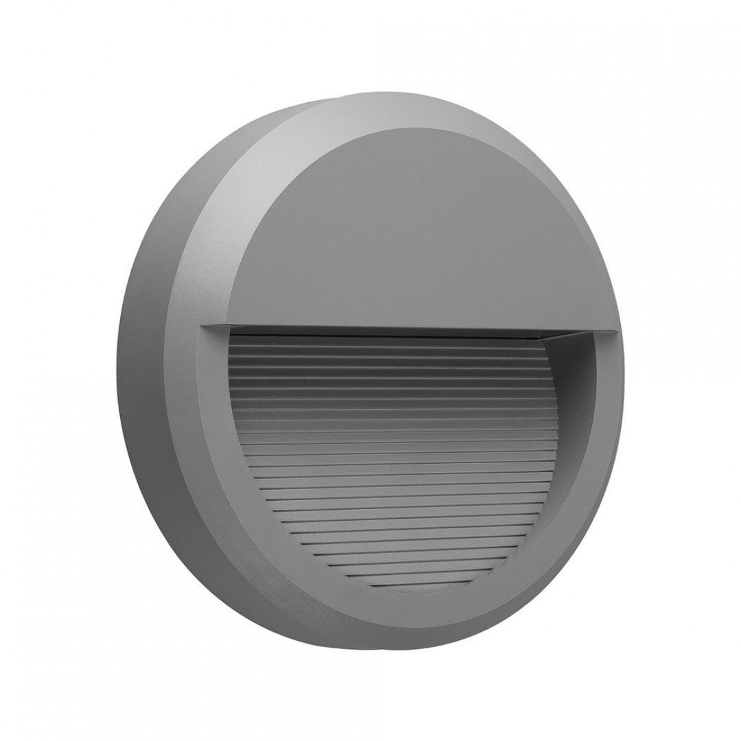 SVJETILJKA FASADNA LED - OKRUGLA - SIVA - FI230 - 8W - 4000K - IP65 - P2304 - TESLIGHT SVJETILJKA FASADNA LED - OKRUGLA - SIVA - FI230 - 8W - 4000K - IP65 - P2304 - TESLIGHT