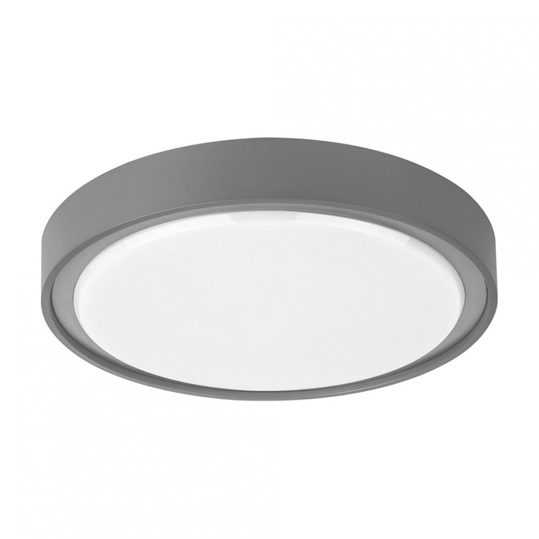 PLAFONJERA LED - ANTRACIT SIVA - 18W - 3CCT - IP65 - FI300 - P25822 - TESLIGHT PLAFONJERA LED - ANTRACIT SIVA - 18W - 3CCT - IP65 - FI300 - P25822 - TESLIGHT
