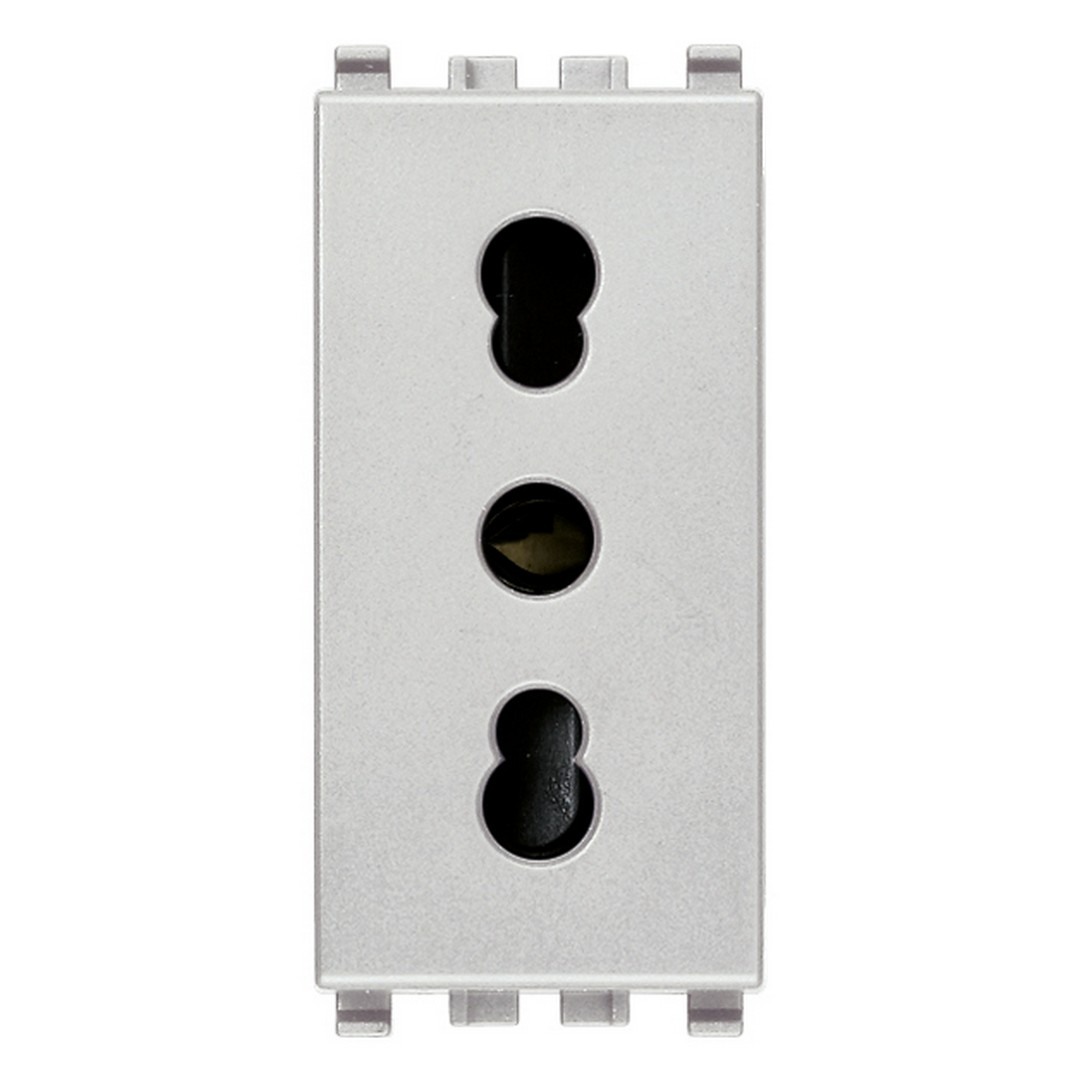 PRIKLJUČNICA - 1M - 2P+E - 16A - TALIJANSKI STANDARD - P17/11 - 20203.N - EIKON - VIMAR PRIKLJUČNICA - 1M - 2P+E - 16A - TALIJANSKI STANDARD - P17/11 - 20203.N - EIKON - VIMAR