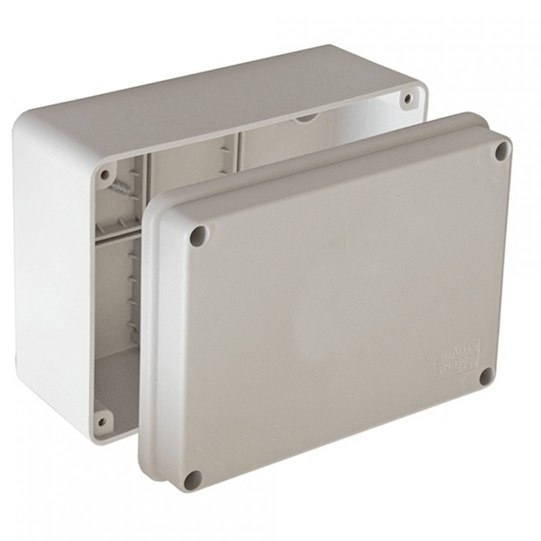 KUTIJA BEZ UVODNICA - NADŽBUKNA - 150x110x70mm - SIVA - IP56 - P.I.T. ALARM KUTIJA BEZ UVODNICA - NADŽBUKNA - 150x110x70mm - SIVA - IP56 - P.I.T. ALARM