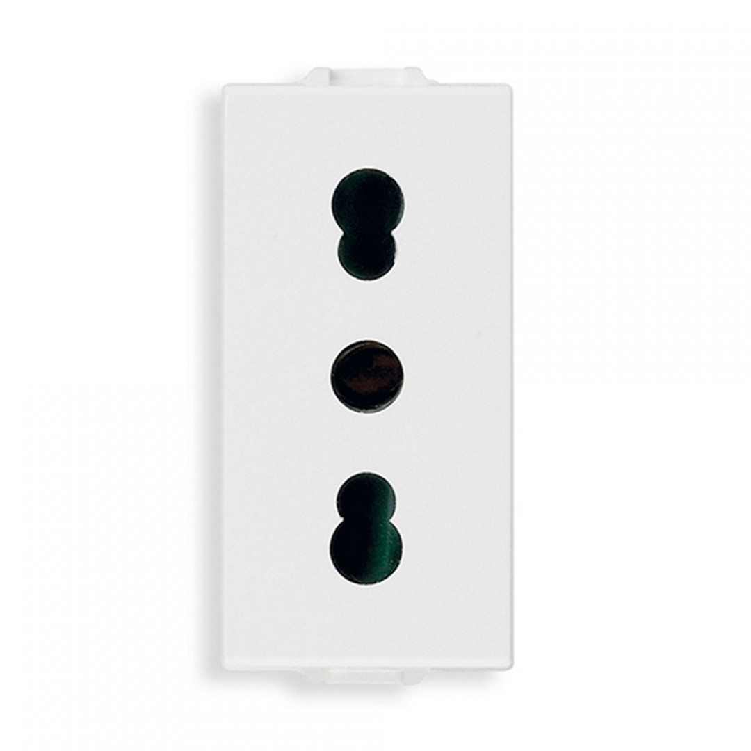 PRIKLJUČNICA - TALIJANSKI STANDARD - 1M - 2P+E - 16A - P17/11 - 09203 - NEVE UP - VIMAR PRIKLJUČNICA - TALIJANSKI STANDARD - 1M - 2P+E - 16A - P17/11 - 09203 - NEVE UP - VIMAR