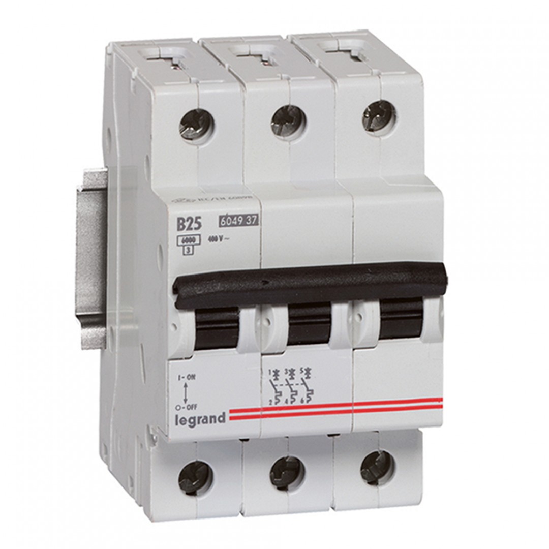 OSIGURAČ AUTOMATSKI - 3P - B KARAKTERISTIKE- 20A - 6kA - 604936 - LEGRAND OSIGURAČ AUTOMATSKI - 3P - B KARAKTERISTIKE- 20A - 6kA - 604936 - LEGRAND
