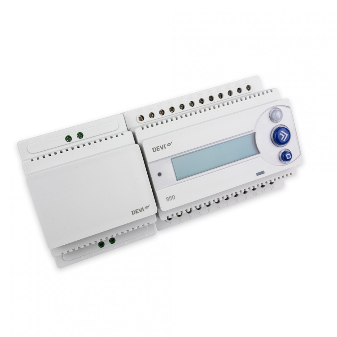 TERMOSTAT BEZ SENZORA - DIN 850 (-10-+40C) - 2X16A - DEVI  TERMOSTAT BEZ SENZORA - DIN 850 (-10-+40C) - 2X16A - DEVI