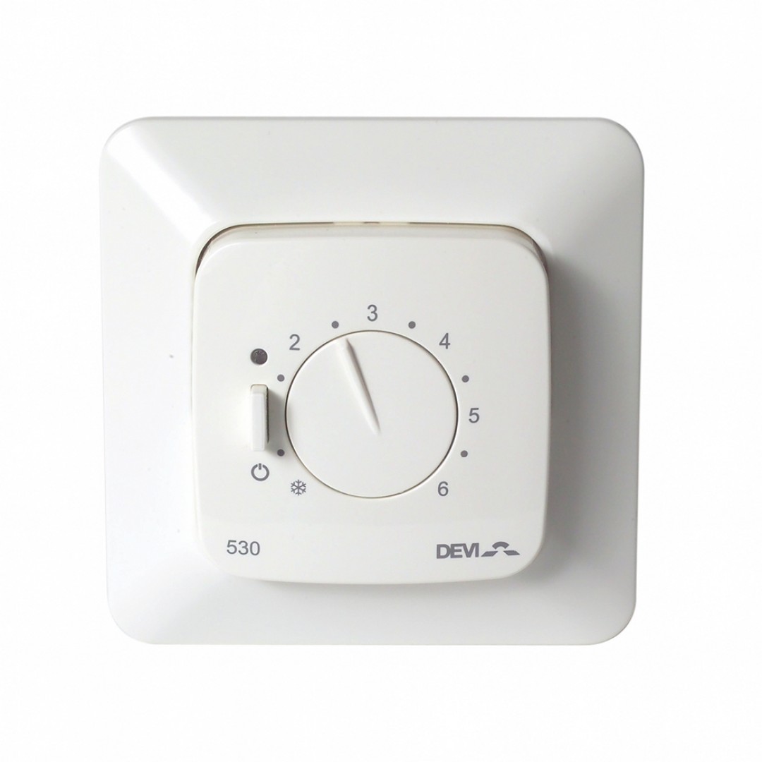 TERMOSTAT SA PODNIM SENZOROM - PODŽBUKNI - 530 (5-+35C) - 15A - DEVI TERMOSTAT SA PODNIM SENZOROM - PODŽBUKNI - 530 (5-+35C) - 15A - DEVI