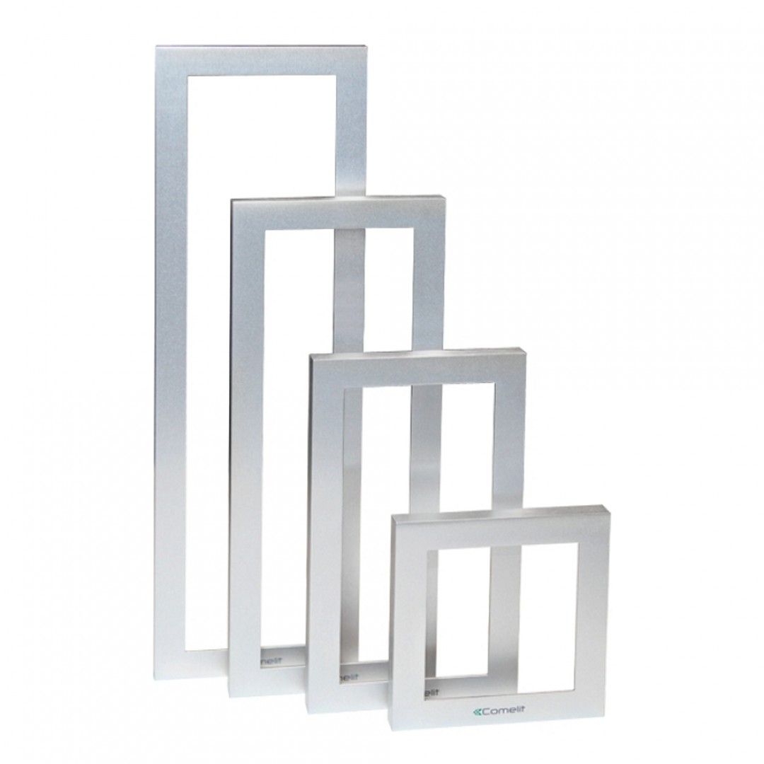OKVIR ZA PORTAFON - 4 MODULA - SILVER - 3311/4S - IKALL - COMELIT   OKVIR ZA PORTAFON - 4 MODULA - SILVER - 3311/4S - IKALL - COMELIT