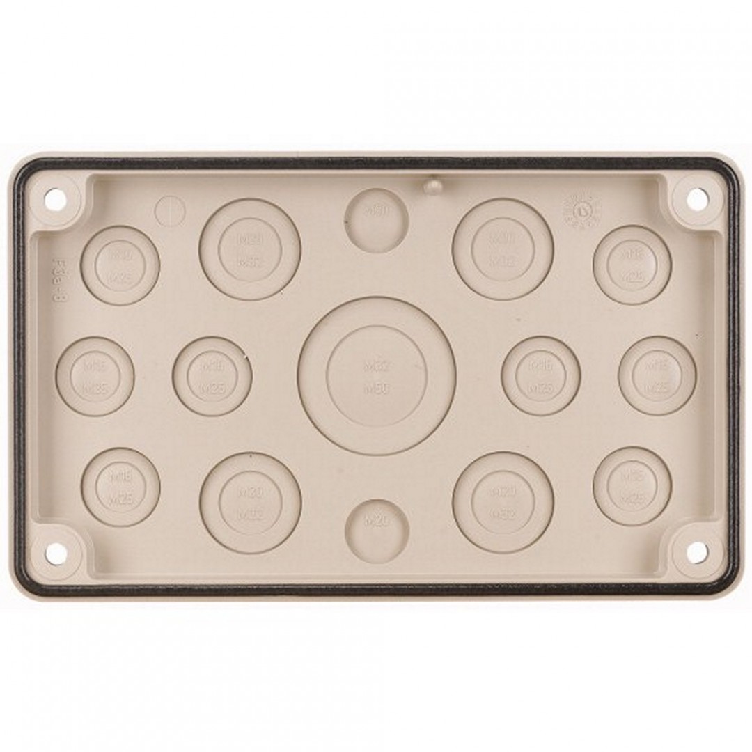 PRIRUBNICA GUMENA ZA KABEL 2xM16, 8xM25, 4xM32, 1xM50 EATON PRIRUBNICA GUMENA ZA KABEL 2xM16, 8xM25, 4xM32, 1xM50 EATON