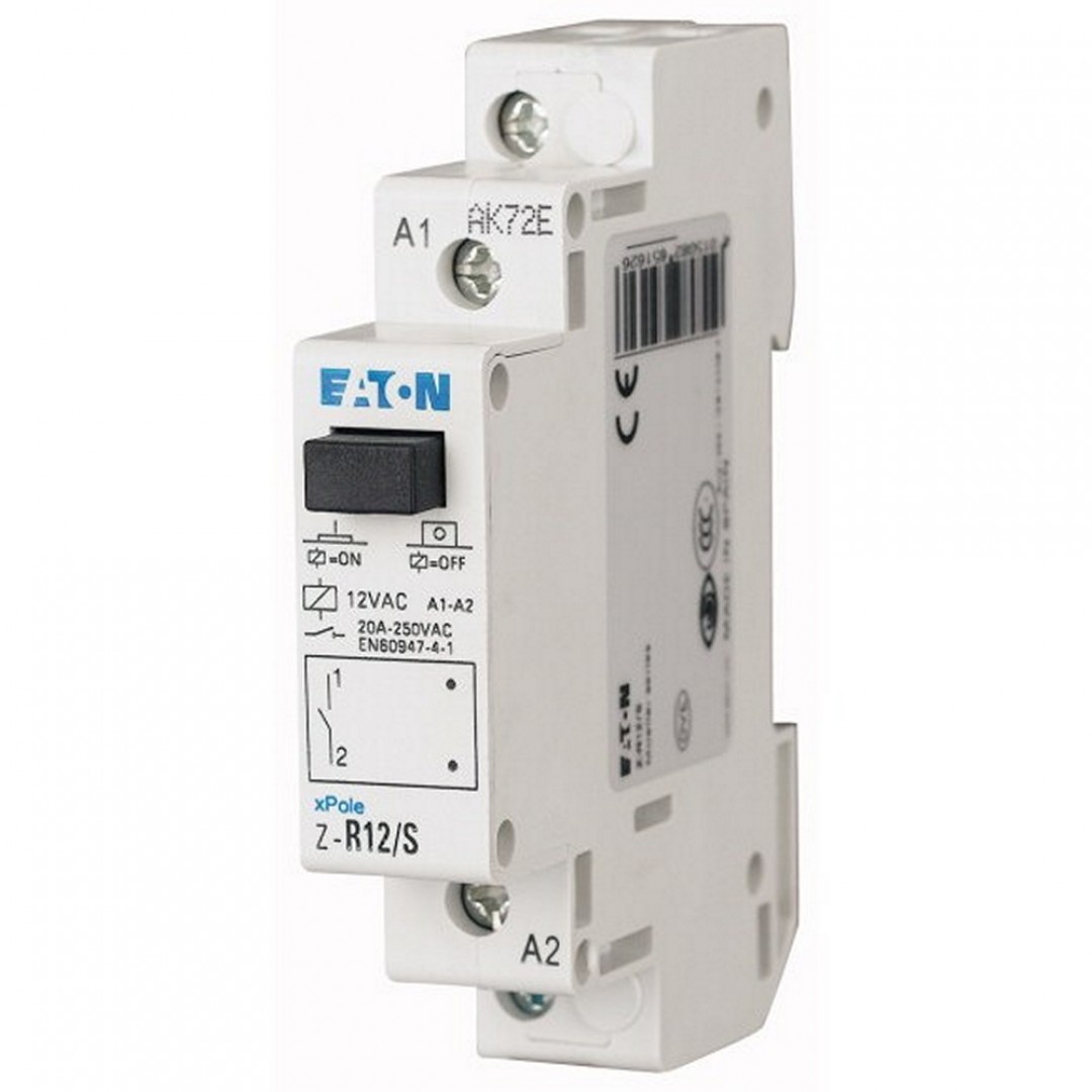 RELEJ INSTALACIJSKI +R - 20A - 1R+0M - 230VAC - Z-R230/S - 265149 - EATON RELEJ INSTALACIJSKI +R - 20A - 1R+0M - 230VAC - Z-R230/S - 265149 - EATON