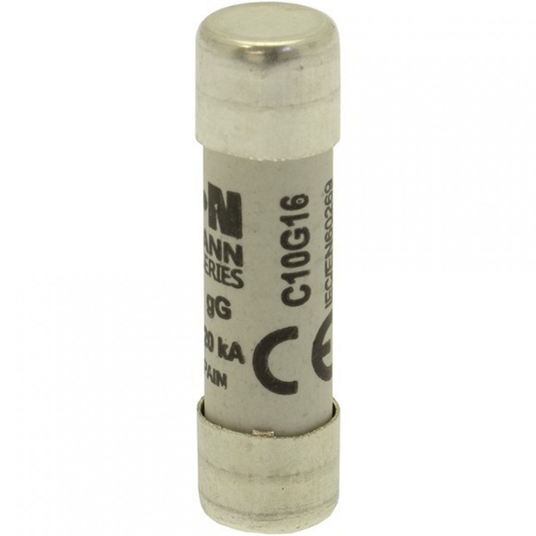 OSIGURAČ CILINDRIČNI - 16A - GG - 10x38mm - 120kA - 500V - C10G16 - EATON OSIGURAČ CILINDRIČNI - 16A - GG - 10x38mm - 120kA - 500V - C10G16 - EATON