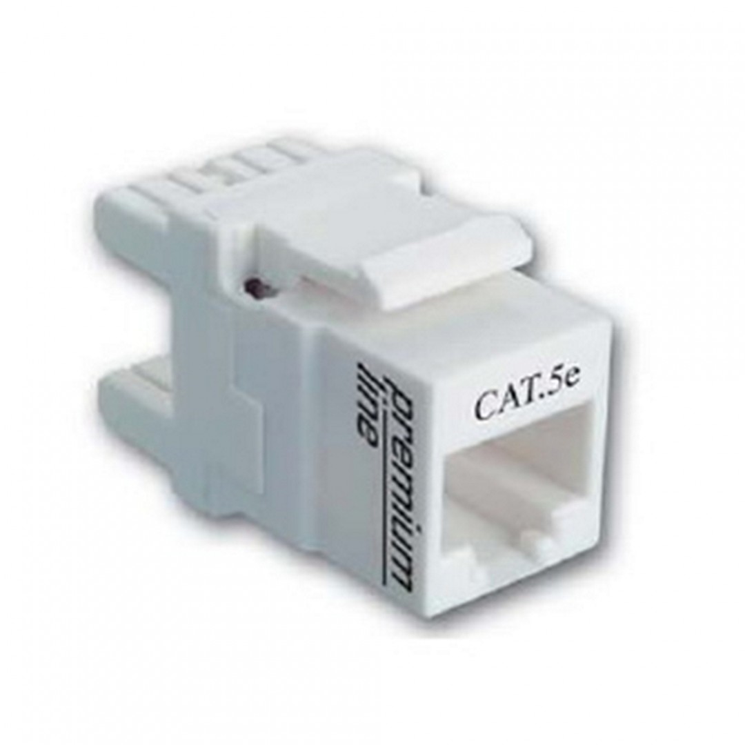 KEYSTONE RJ45 - CAT.5E - UTP - 180° - BIJELI - PREMIUM LINE KEYSTONE RJ45 - CAT.5E - UTP - 180° - BIJELI - PREMIUM LINE