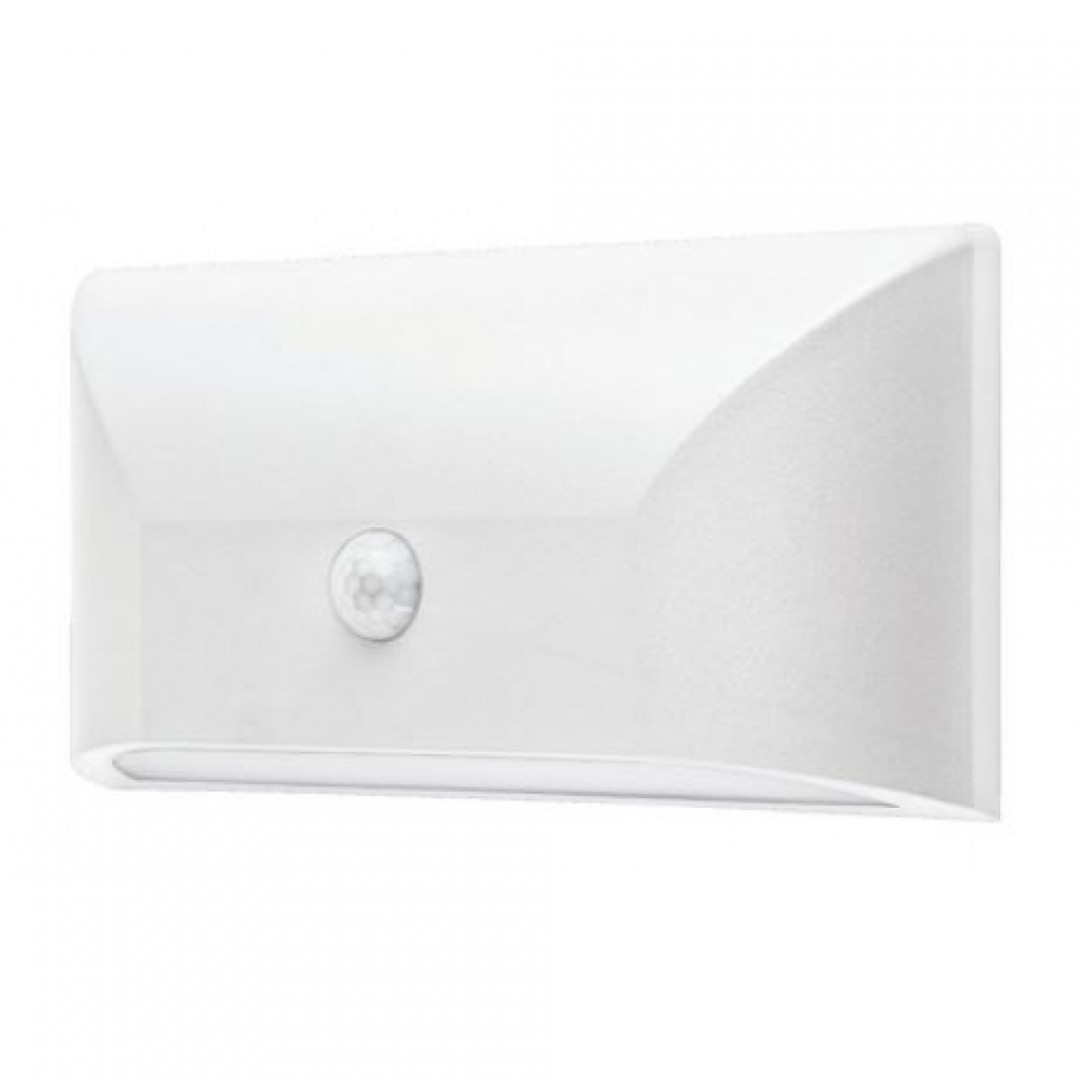 SVJETILJKA FASADNA - LED - IC SENZOR - OVAL - 6W - IP65 - BIJELA - TESLIGHT SVJETILJKA FASADNA - LED - IC SENZOR - OVAL - 6W - IP65 - BIJELA - TESLIGHT