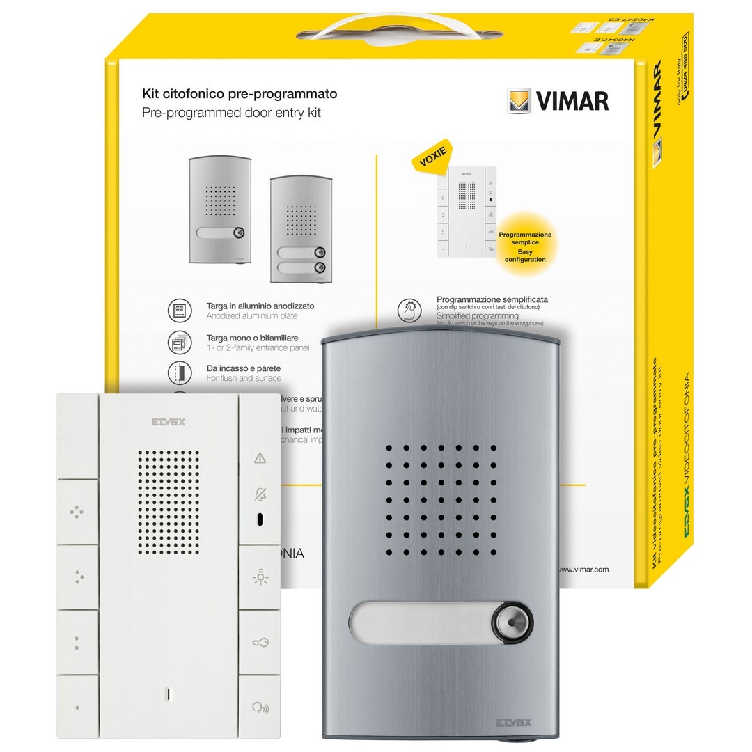 AUDIO PORTAFON KIT - 2 VODIČA - PODŽBUKNI - HANDSFREE - 1 KORISNIK - ELVOX  AUDIO PORTAFON KIT - 2 VODIČA - PODŽBUKNI - HANDSFREE - 1 KORISNIK - ELVOX