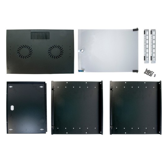 ORMAR 19" - 9U - 440x535x400mm - U KITU CRNI - SOHO - MIRSAN