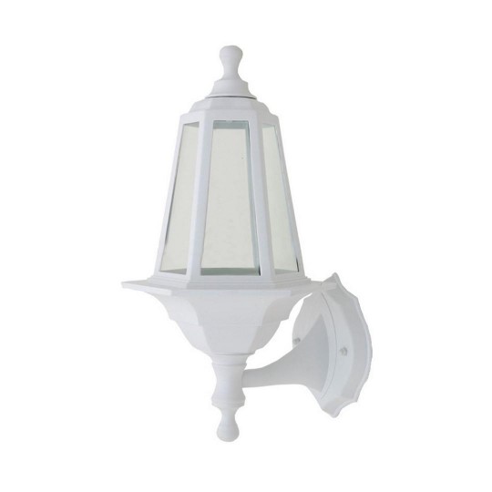 ULIČNA ZIDNA SVJETILJKA - 2U1 - E27 - IP44 - BIJELA - TESLIGHT ULIČNA ZIDNA SVJETILJKA - 2U1 - E27 - IP44 - BIJELA - TESLIGHT