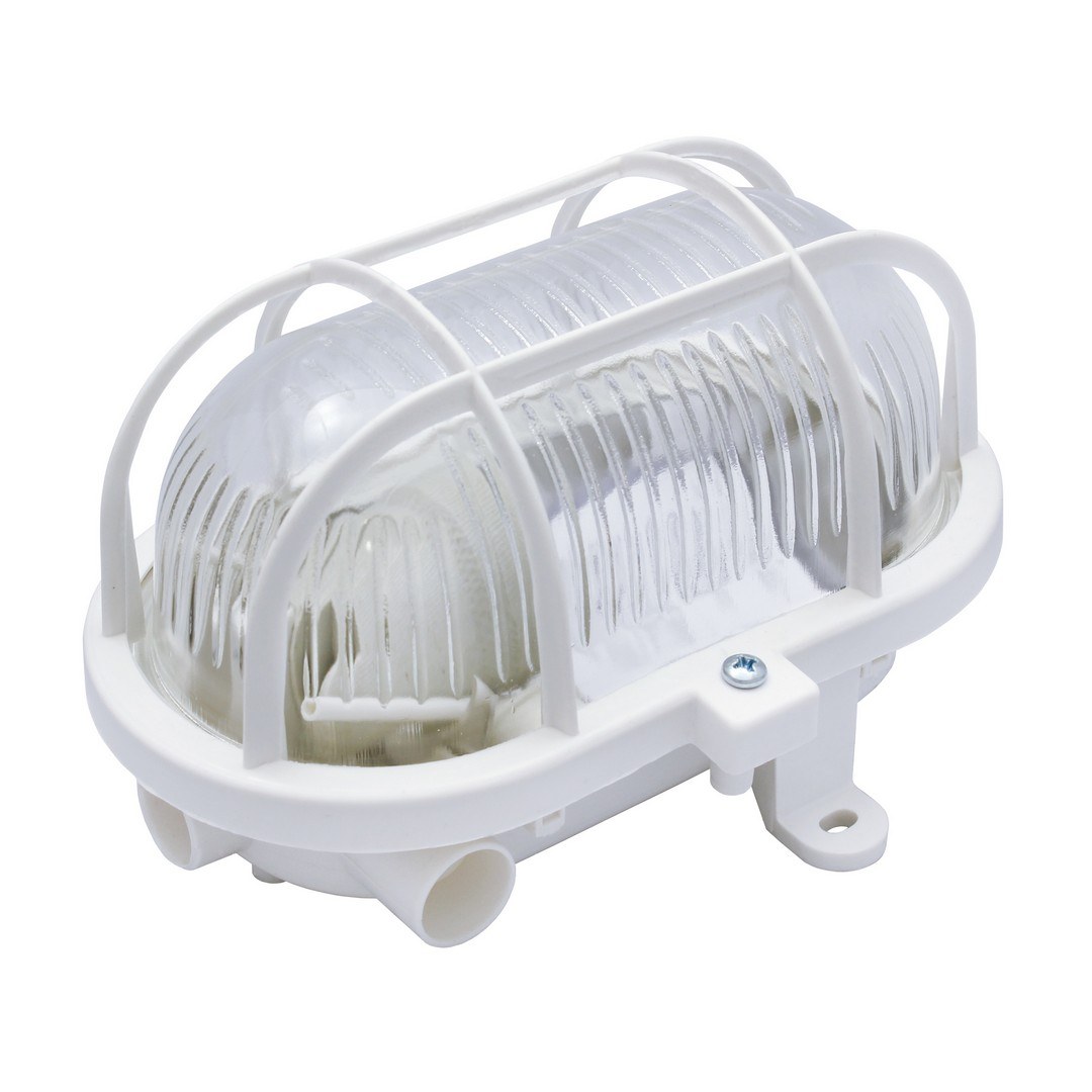 SVJETILJKA BRODSKA OVAL -  60W - E27 - IP54 - ABS - PLASTIČNA BIJELA - COMMEL SVJETILJKA BRODSKA OVAL -  60W - E27 - IP54 - ABS - PLASTIČNA BIJELA - COMMEL