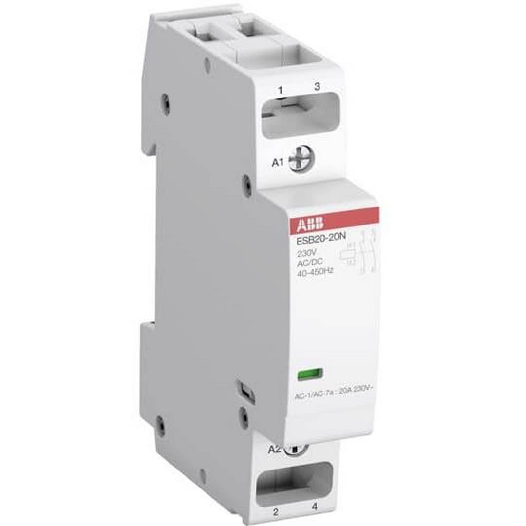 SKLOPNIK INSTALACIJSKI - 20A - 2NO - 12VAC/DC - ESB20-20N-06 - ABB  SKLOPNIK INSTALACIJSKI - 20A - 2NO - 12VAC/DC - ESB20-20N-06 - ABB