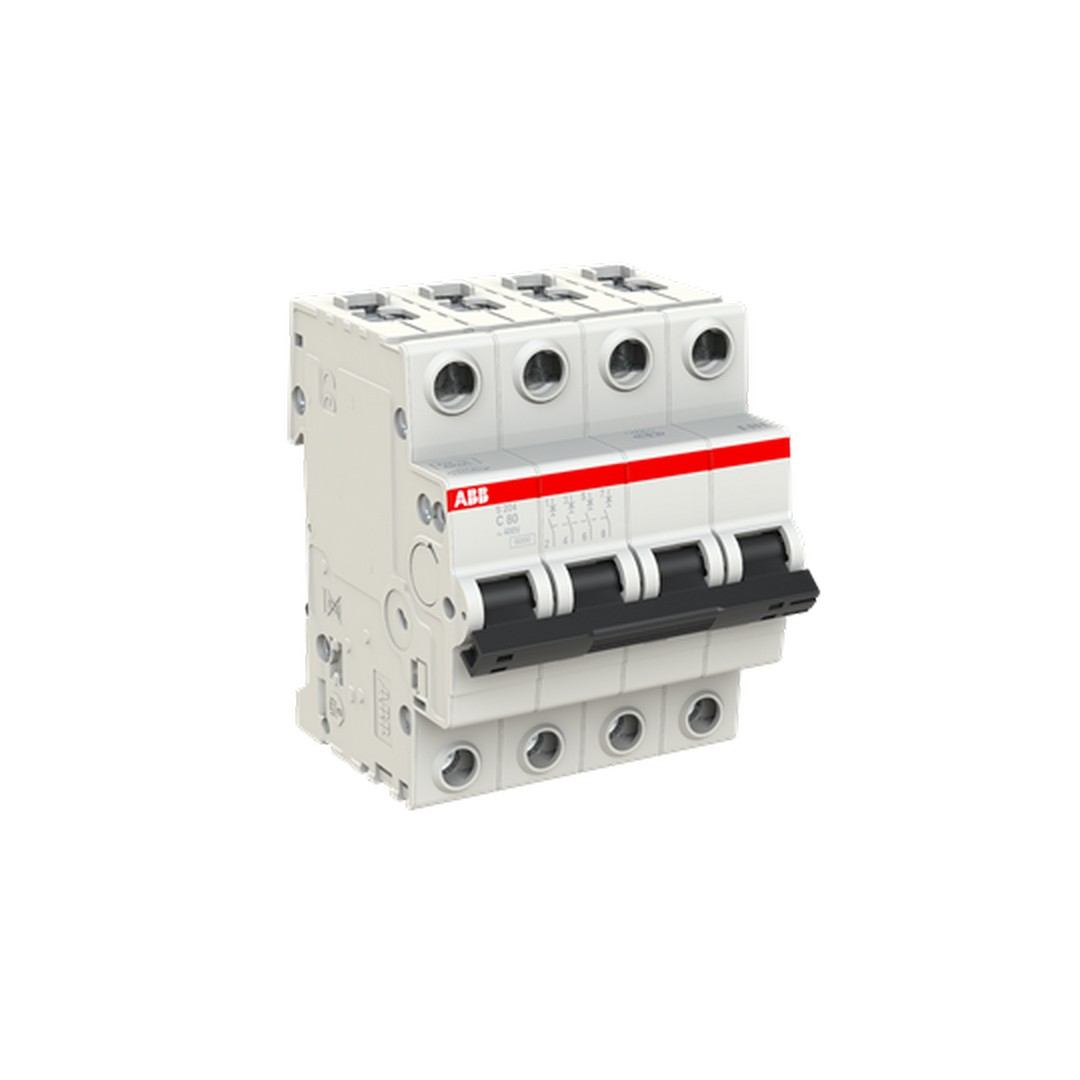 OSIGURAČ AUTOMATSKI - 4P - C KARAKTERISTIKE - 80A - S204-C80 - 10KA - ABB OSIGURAČ AUTOMATSKI - 4P - C KARAKTERISTIKE - 80A - S204-C80 - 10KA - ABB