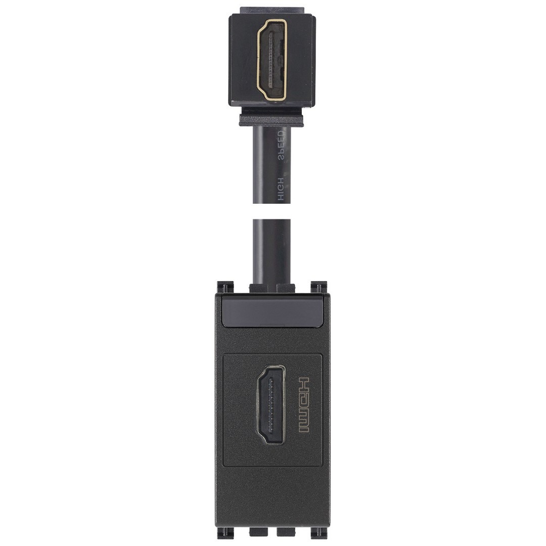 PRIKLJUČNICA HDMI S KONEKTOROM KABEL 90° - 1M - 19346.H - ARKE - VIMAR PRIKLJUČNICA HDMI S KONEKTOROM KABEL 90° - 1M - 19346.H - ARKE - VIMAR