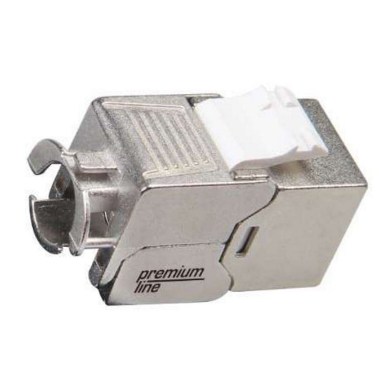 KEYSTONE RJ45 CAT6A STP, 180° TOLLESS P-LINE + UZEMLJENJE KEYSTONE RJ45 CAT6A STP, 180° TOLLESS P-LINE + UZEMLJENJE