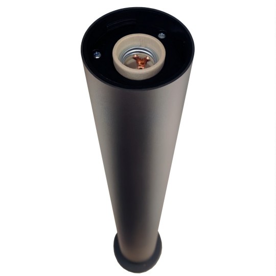 SVJETILJKA VANJSKA - STUPIĆ - 80cm - E27 - ALU-ANTRACIT S OPAL KAPOM - IP54 - SPECTRO