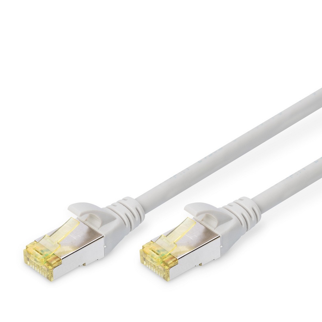 KABEL PRESPOJNI S/FTP, CAT6A, LSZH 1m, SIVI KABEL PRESPOJNI S/FTP, CAT6A, LSZH 1m, SIVI