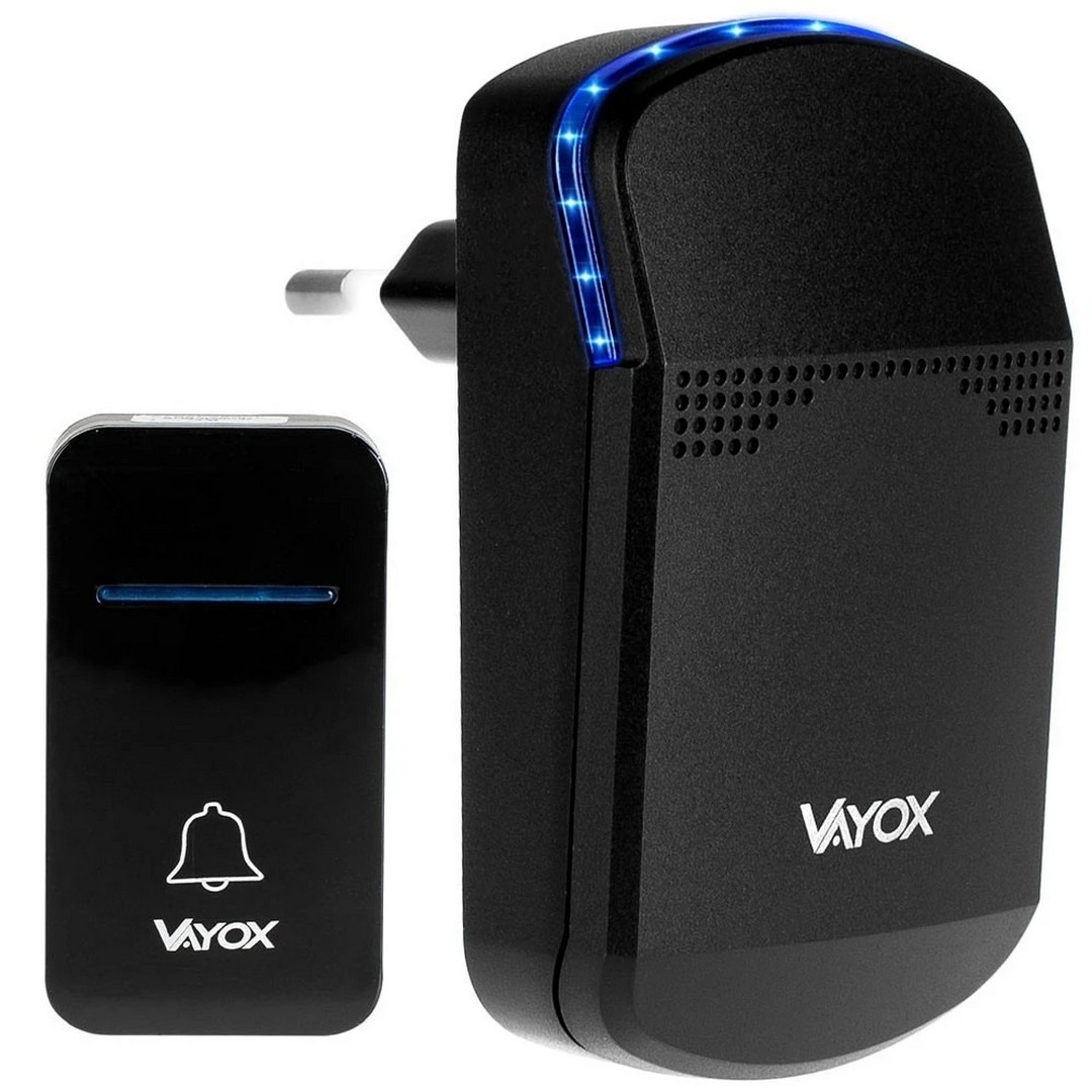 ZVONO BEŽIČNO CRNO 230VAC ZA SCHUKO, PREDAJNIK BEZ BATERIJE ZVONO BEŽIČNO CRNO 230VAC ZA SCHUKO, PREDAJNIK BEZ BATERIJE