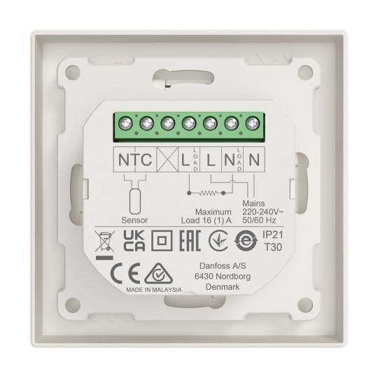 TERMOSTAT PŽ DEVIREG BASIC 16A POLAR PODNI SENZOR DEVI