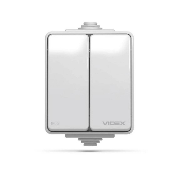 VIDEX OG PREKIDAČ SERIJSKI IP65 10A SIVI