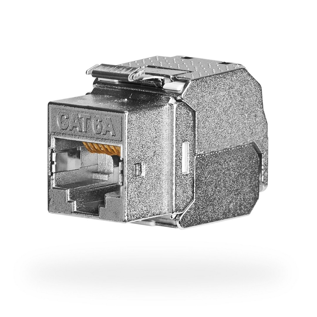 KEYSTONE RJ45 CAT6A STP, 180° 6µ TOLLESS EFB KEYSTONE RJ45 CAT6A STP, 180° 6µ TOLLESS EFB