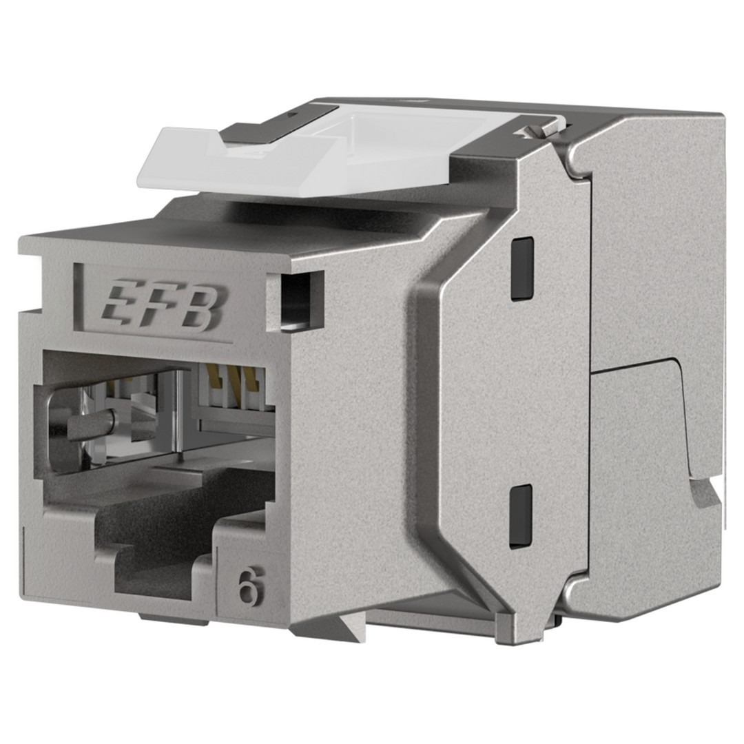 KEYSTONE RJ45 Cat.6A UTP 180° 50µ BIJELI INFRALAN KEYSTONE RJ45 Cat.6A UTP 180° 50µ BIJELI INFRALAN