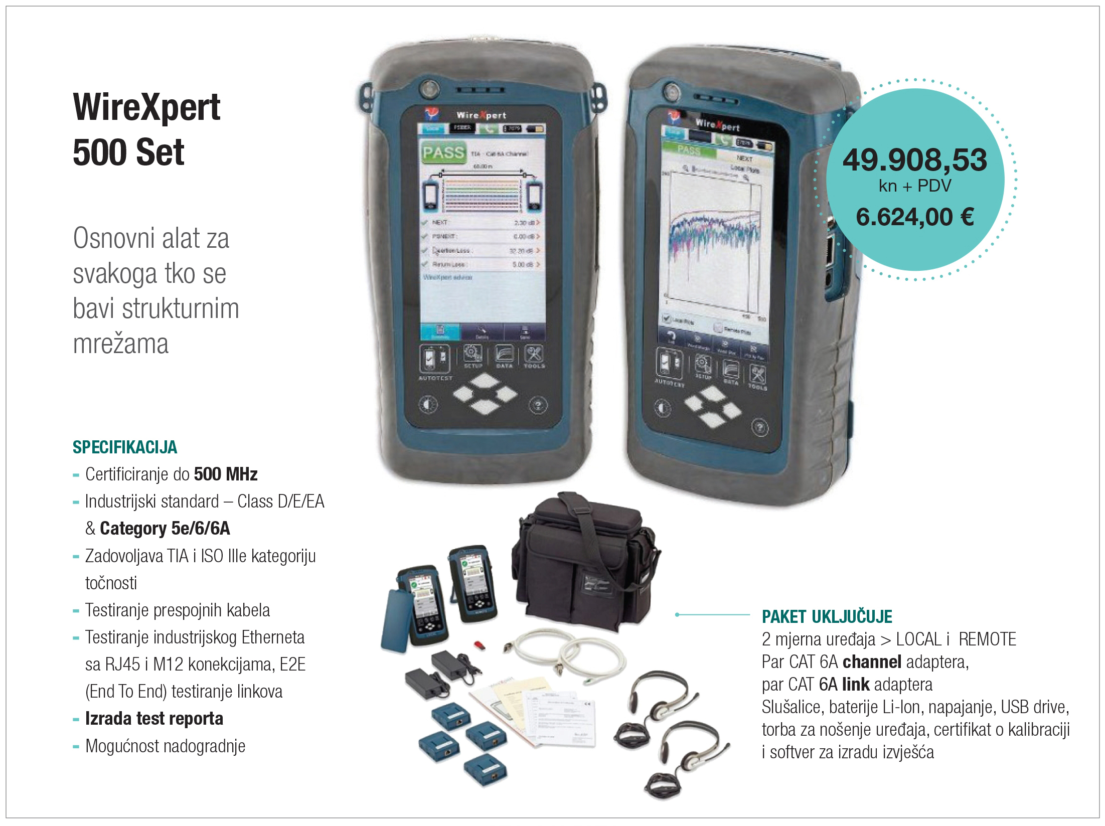 [novo u ponudi] Set FLUKE alata za strukturno kabliranje