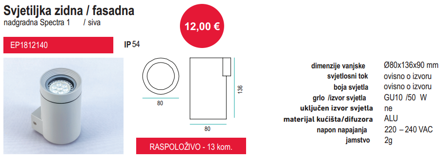 [izdvajamo] Svjetiljke za unutarnju i vanjsku ugradnju, unutarnja i vanjska rasvjeta