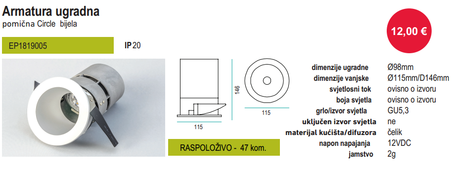 [izdvajamo] Svjetiljke za unutarnju i vanjsku ugradnju