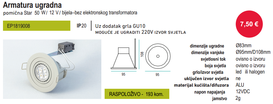 [izdvajamo] Svjetiljke za unutarnju i vanjsku ugradnju
