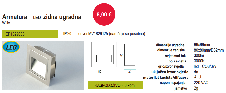 [izdvajamo] Svjetiljke za unutarnju i vanjsku ugradnju, unutarnja i vanjska rasvjeta