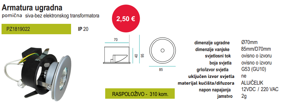[izdvajamo] Svjetiljke za unutarnju i vanjsku ugradnju, unutarnja i vanjska rasvjeta