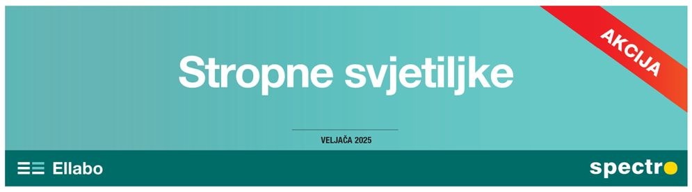 [akcija] LED plafonjere i vodotjesne stropne svjetiljke Spectro